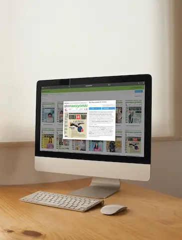 E-kiosk of The Voice of Teachers (Głos Nauczycielski) 