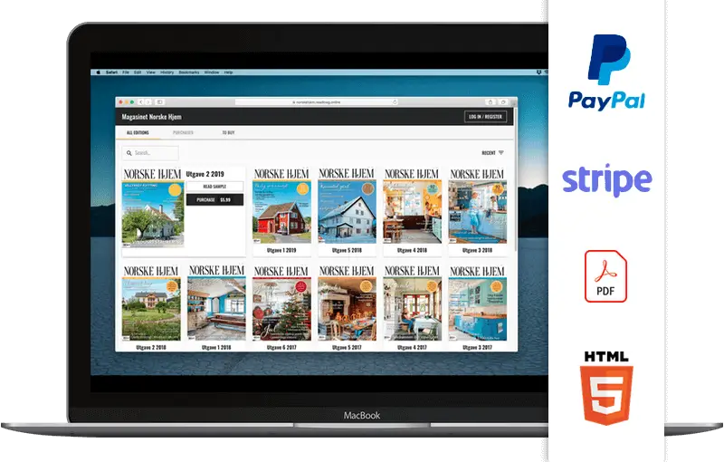 Branded e-kiosk for a publisher